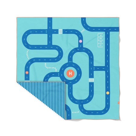 QUUT Dwustronny ręcznik plażowy PlayTowels XL (180 x 180cm) Road