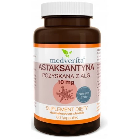 Medverita Astaksantyna 10 mg 60 kaps.