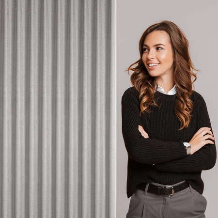 Zasłona ZAS/NELISA/C.BEŻ 125X270 FLEX