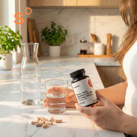 Sundose For Healthy Blood żelazo i witaminy na wsparcie prawidłowej produkcji czerwonych krwinek i hemoglobiny 60 kaps.