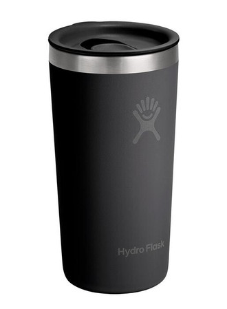 HF-Kubek 12 oz z pokrywą PRESS-IN, czarny