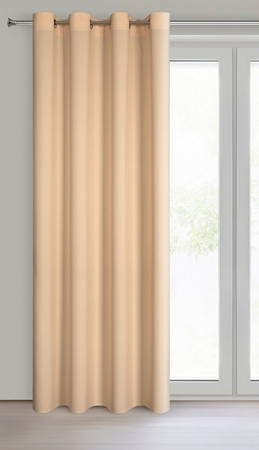 ZASŁONA GOTOWA RITA 140 X 250 CM JASNOPOMARAŃCZOWY