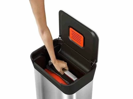 JJ - Kosz na śmieci 30l Titan, stalowy