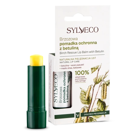 Sylveco − Brzozowa pomadka ochronna z betuliną − 4,4 g