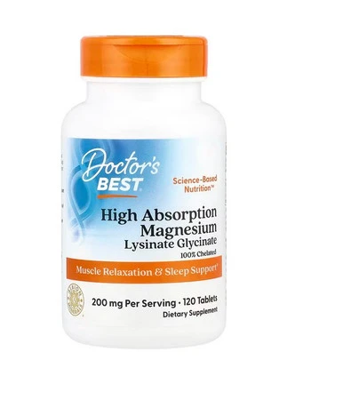 Doctor's Best High Absorption Magnesium - Magnez 120 tabl.