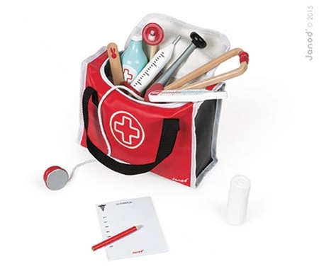 Janod Zestaw lekarza z 10 akcesoriami