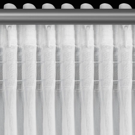 FIRANA GOTOWA ELENA NA TAŚMIE 140 X 270 CM BIAŁY