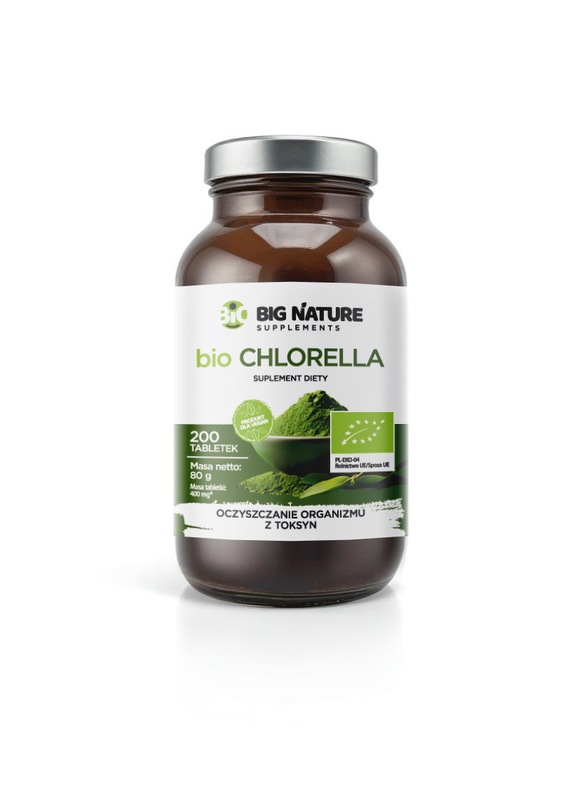 Big Nature Chlorella BIO 200 tabl. - Nabea.pl