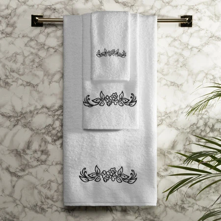 Komplet Ręczników 3 56 x 36 x 7 cm, Biały