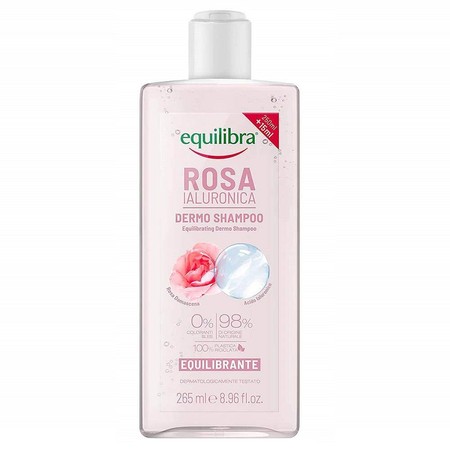 Equilibra - Dermo Szampon Równoważący róża i kwas hialuronowy 265ml
