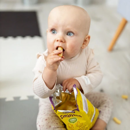 Smileat, BIO Smilitos, Chrupki kukurydziane z oliwą z oliwek z pierwszego tłoczenia 8m+, 38g