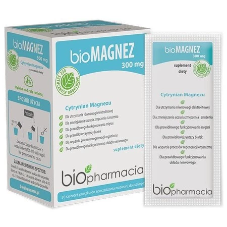 Biopharmacia bioMagnez 300 mg 30 saszetek