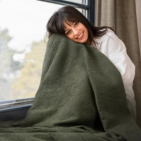 Koc D91 Amber 200 x 220 cm, Czarny