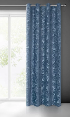 ZASŁONA GOTOWA LIVIA 140 X 250 CM CIEMNONIEBIESKI