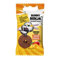 Zestaw 10x Bunny Ninja - Przekąska owocowa o smaku jabłko-mango 15g