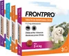 FRONTPRO Tabletki na pchły kleszcze 3szt. dla psa 25-50kg