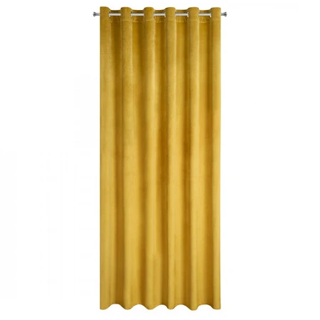 ZASŁONA GOTOWA MELANIE 215 X 250 CM MUSZTARDOWY
