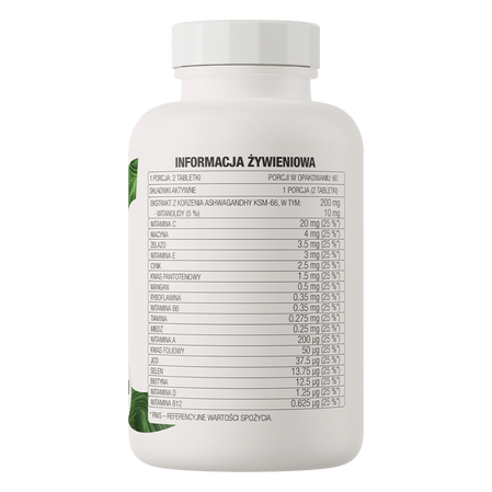 OstroVit VIT&MIN + Ashwagandha 120 tabl.