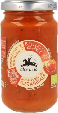 Alce Nero − Sos pomidorowy Arrabiata BIO − 350 g