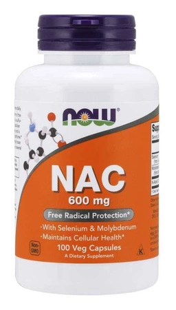 NAC - N-Acetyl L-Cysteina 600 mg (100 kaps.)