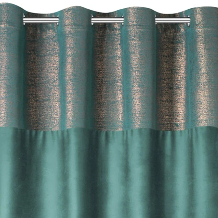 ZASŁONA GOTOWA PERI 140 X 250 CM CIEMNOTURKUSOWY