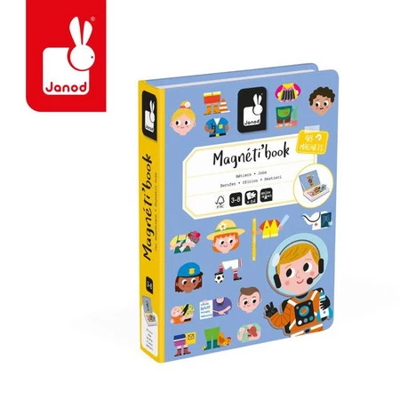 Janod Magnetyczna układanka Zawody Magnetibook