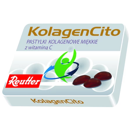 Reutter − KolagenCito, pastylki kolagenowe z wit. C − 48 g