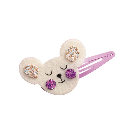 Janod Zestaw kreatywny do tworzenia biżuterii Brokatowe spinki do włosów Ogród 5+