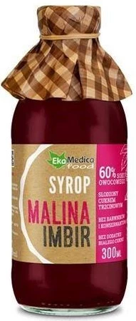 Ekamedica Syrop Malina Imbir 300ml