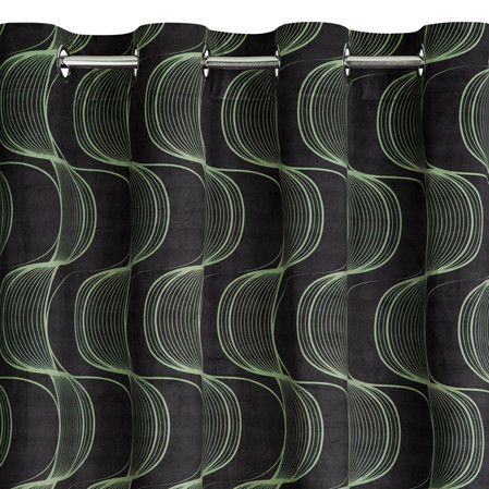 ZASŁONA GOTOWA POLA 140 X 250 CM ZIELONY