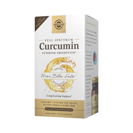 Solgar Curcumin Full Spectrum 90 kaps.