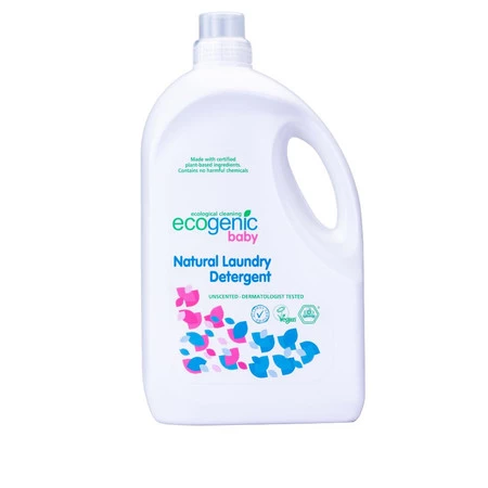 Ecogenic Baby, Hipoalergiczny płyn do prania ubranek dziecięcych, bezzapachowy, 2750 ml