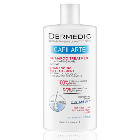 Dermedic CAPILARTE kuracyjny szampon stymulujący wzrost włosów 300 ml