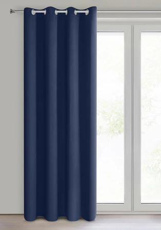 ZASŁONA GOTOWA LOGAN 135 X 250 CM GRANATOWY