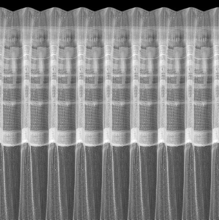 FIRANA GOTOWA ESEL NA TAŚMIE 400 X 250 CM BIAŁY