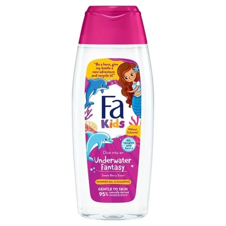 Fa Kids Żel pod prysznic i Szampon 2w1 Underwater Fantasy 400ml - mix wzorów