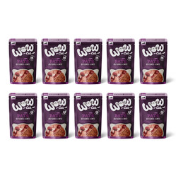Zestaw 10x WOW CAT Senior Geflugel Ente - drób z kaczką dla kota seniora (125g)