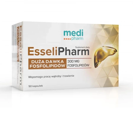 Medi Pharm Esselipharm wsparcie na wątrobę 50 kaps.