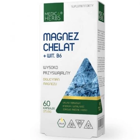 Medica Herbs Magnez Chelat + Wit. B 60 kaps