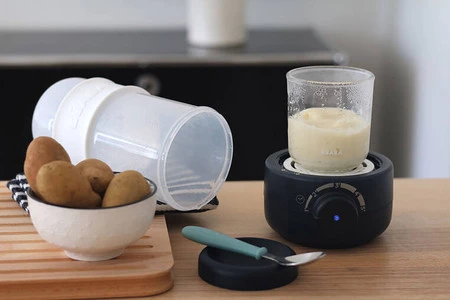 Beaba Podgrzewacz i sterylizator parowy do butelek i słoiczków Babymilk Second Night blue