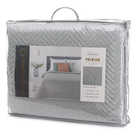 NARZUTA LEN 3 200 X 220 CM SREBRNY