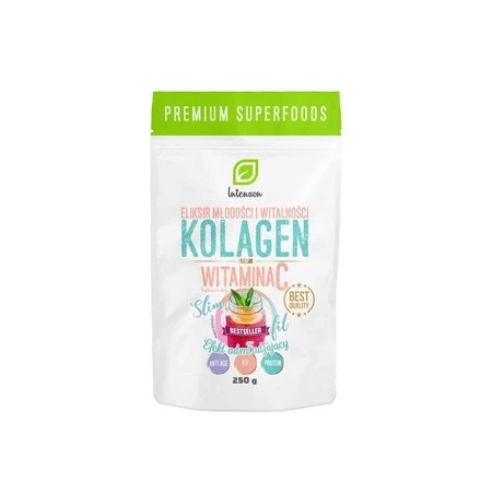 Kolagen + Witamina C suplement diety efekt odmładzający 250g