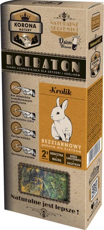KORONA NATURY Natural-Vit Kolbaton dla Królików