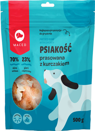 MACED Psiakość prasowana z Kurczakiem 500g