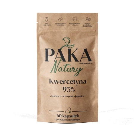 Paka Natury Kwercetyna 95% na wsparcie odporności 60 kaps.