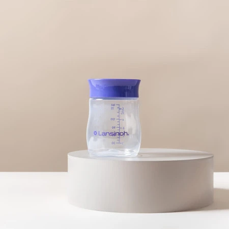 Lansinoh, Zestaw startowy - Butelki do karmienia ze smoczkami NaturalWave, 160 ml + 240 ml