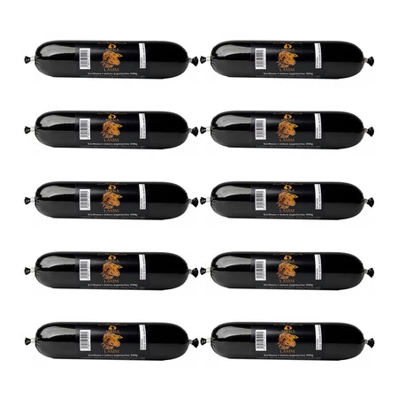 Zestaw 10x MIRALS Lamm - kiełbasa z mięsa jagnięciny (200g)