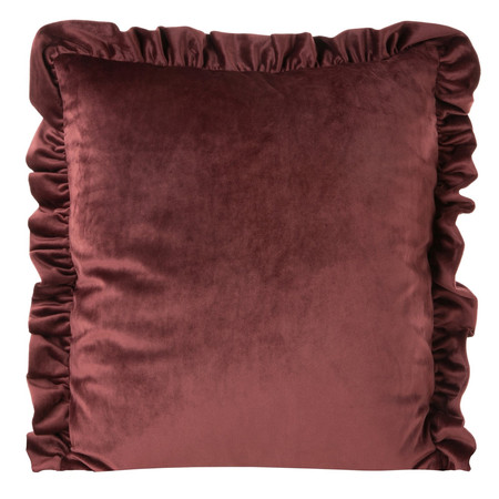 POSZEWKA VELVET 25 45 X 45 CM CZERWONY