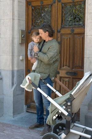 Lodger Polarowa mufka do wózka szałwiowa Fleece Elm