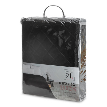NARZUTA D91 LUIZ 5 170 X 210 CM CZARNY